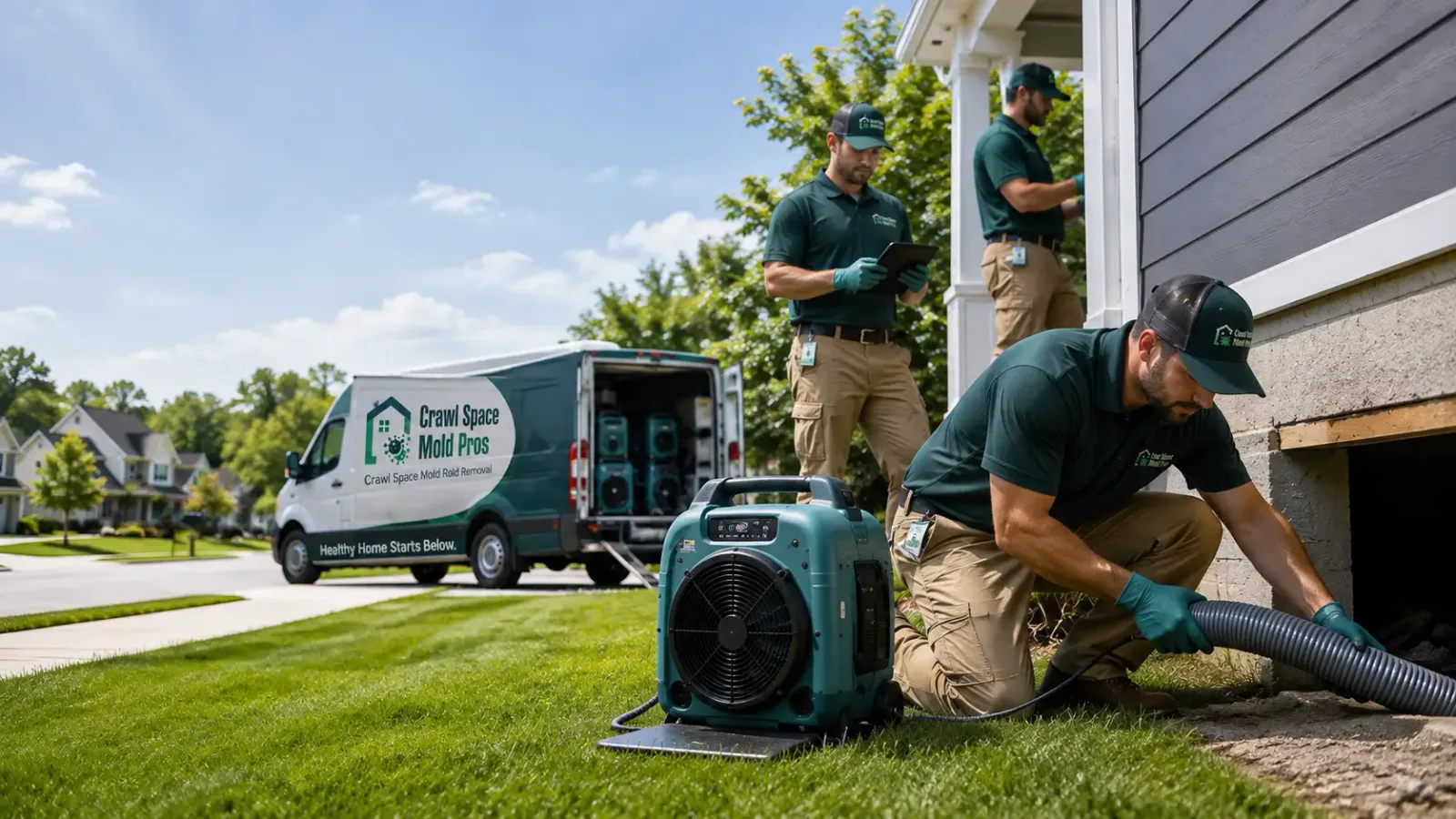 Crawl Space Mold Removal in Valley View, TX